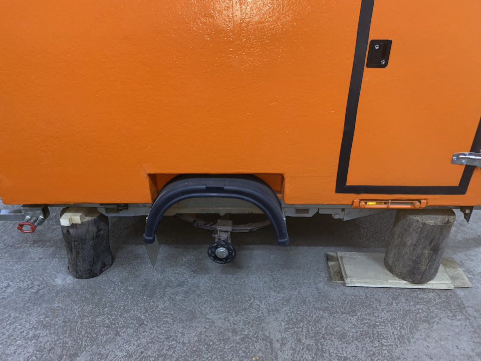 Установка тормоза наката на Прицеп — платформа Бизнес 112550 Евро ...