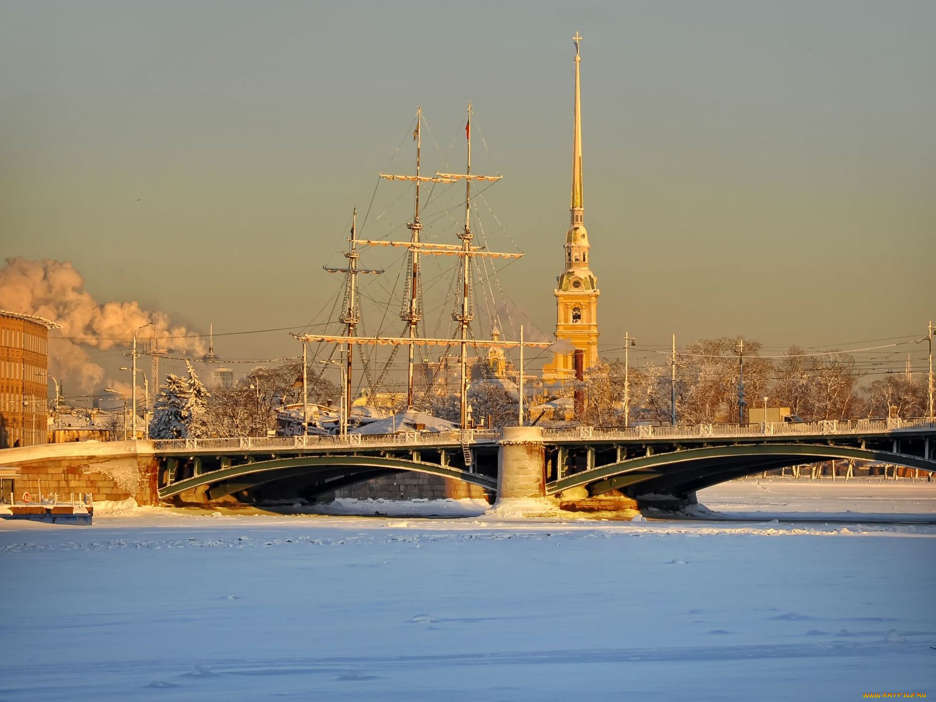 Зимний в санкт петербурге фото