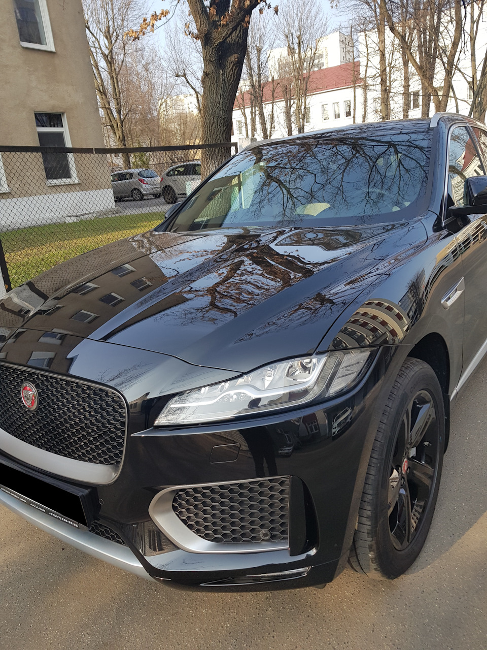 Jaguar f Pace фары