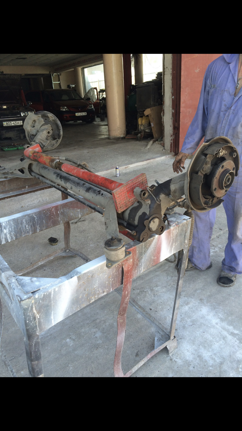 Балка — Citroen Berlingo (1G), 1,9 л, 2005 года | визит на сервис | DRIVE2