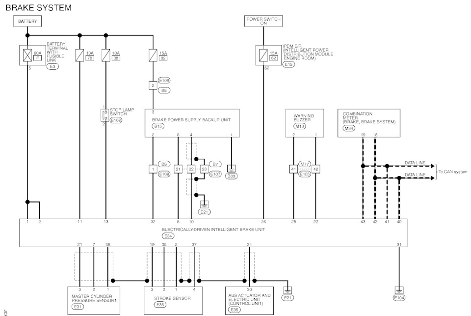 схема подключения из сервисмана — Nissan Leaf (1G)