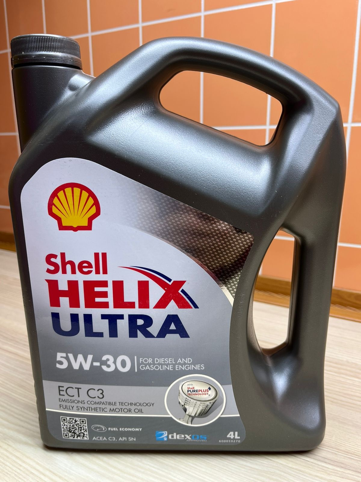 Моторное масло Mobil Shell 5w30 — Mazda CX-5 (2G), 2,5 л, 2021 года ...