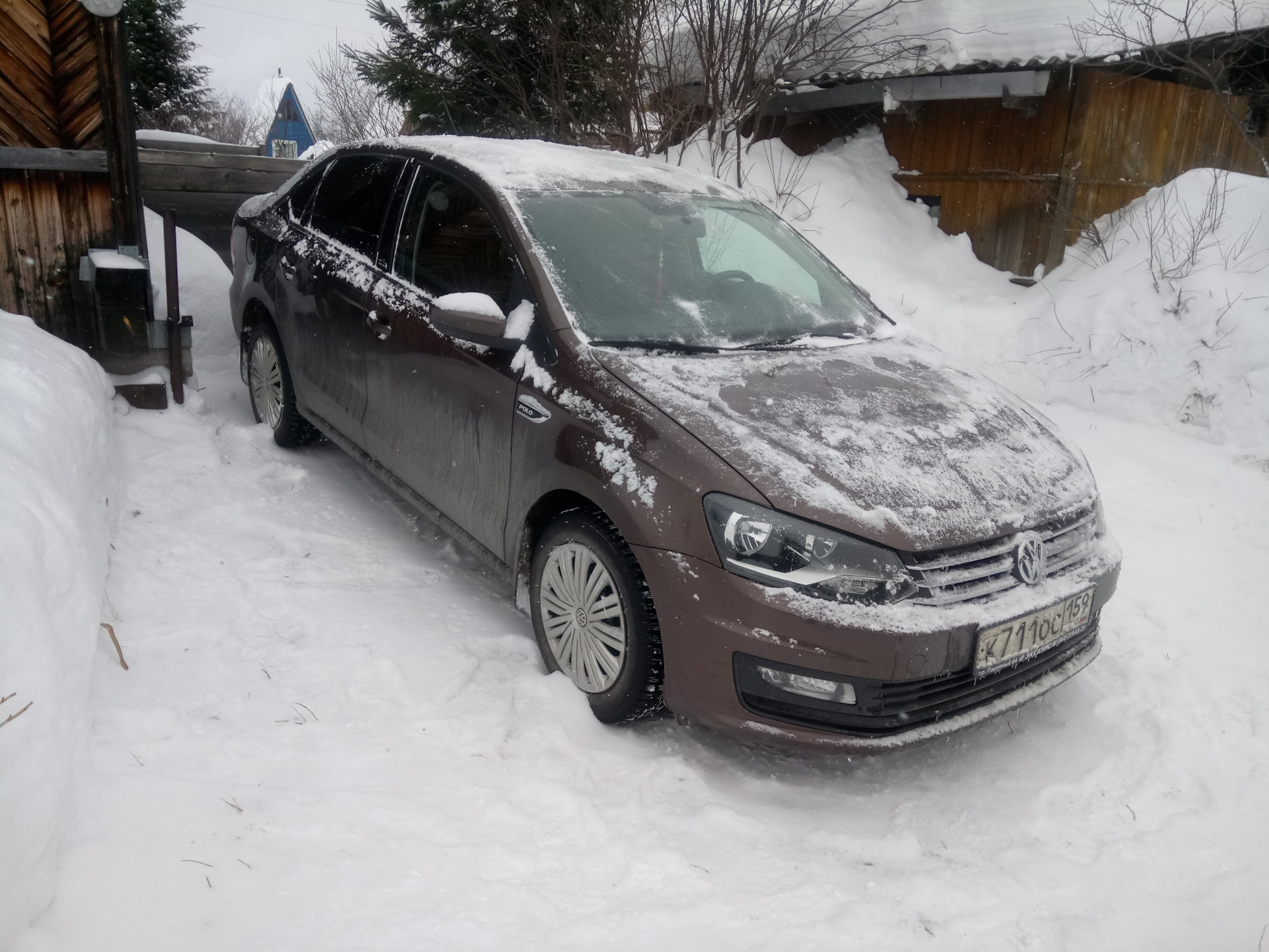 Снова в строю! — Volkswagen Polo Sedan, 1,6 л, 2016 года | кузовной ...