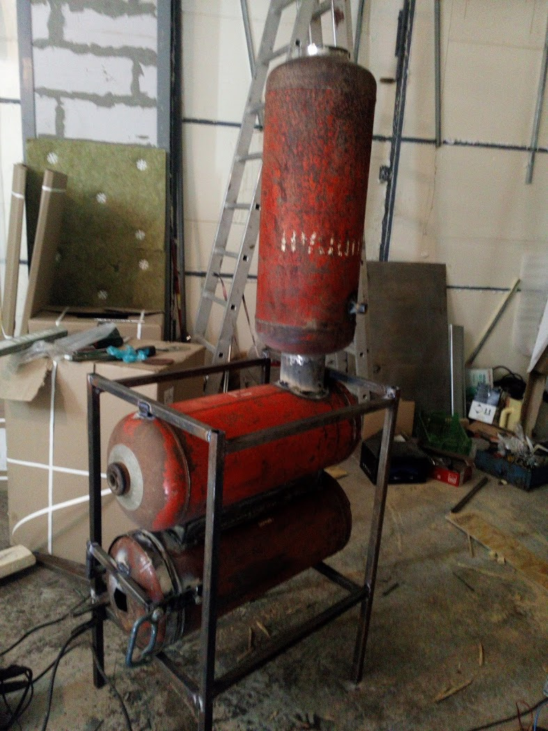 Отопление гаража газовым баллоном. Отопление гаража газом из баллонов.