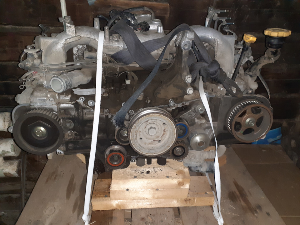 Обломило болт коленвала… Решение! — Subaru Forester (SF), 2 л, 1998 ...