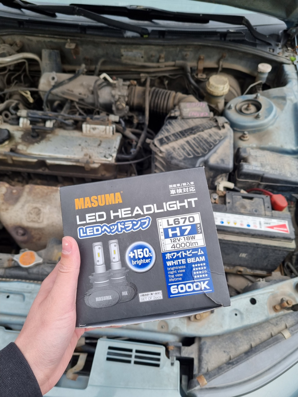 Новые светодиодные лампочки — Mitsubishi Galant (8G), 2 л, 2003 года ...