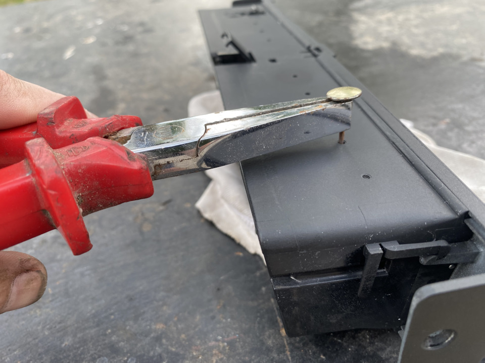 Ремонт центрального дефлектора — Mercedes-Benz E-class (W124), 2,5 л ...