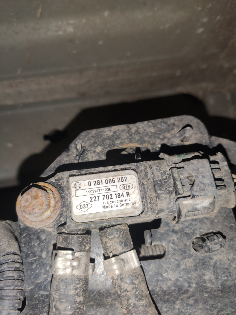 227702184R Датчик RENAULT | Запчасти на DRIVE2