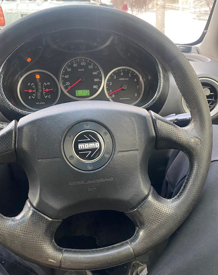 Перешив руля MOMO Часть 1. — Subaru Impreza (GD, GG), 2 л, 2002 года ...