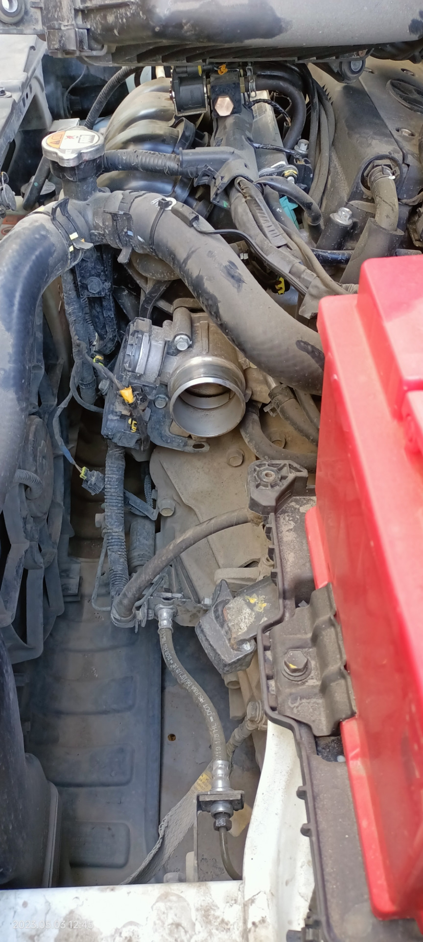 Чистка дроссельной заслонки — Hyundai Solaris, 1,6 л, 2015 года | визит ...