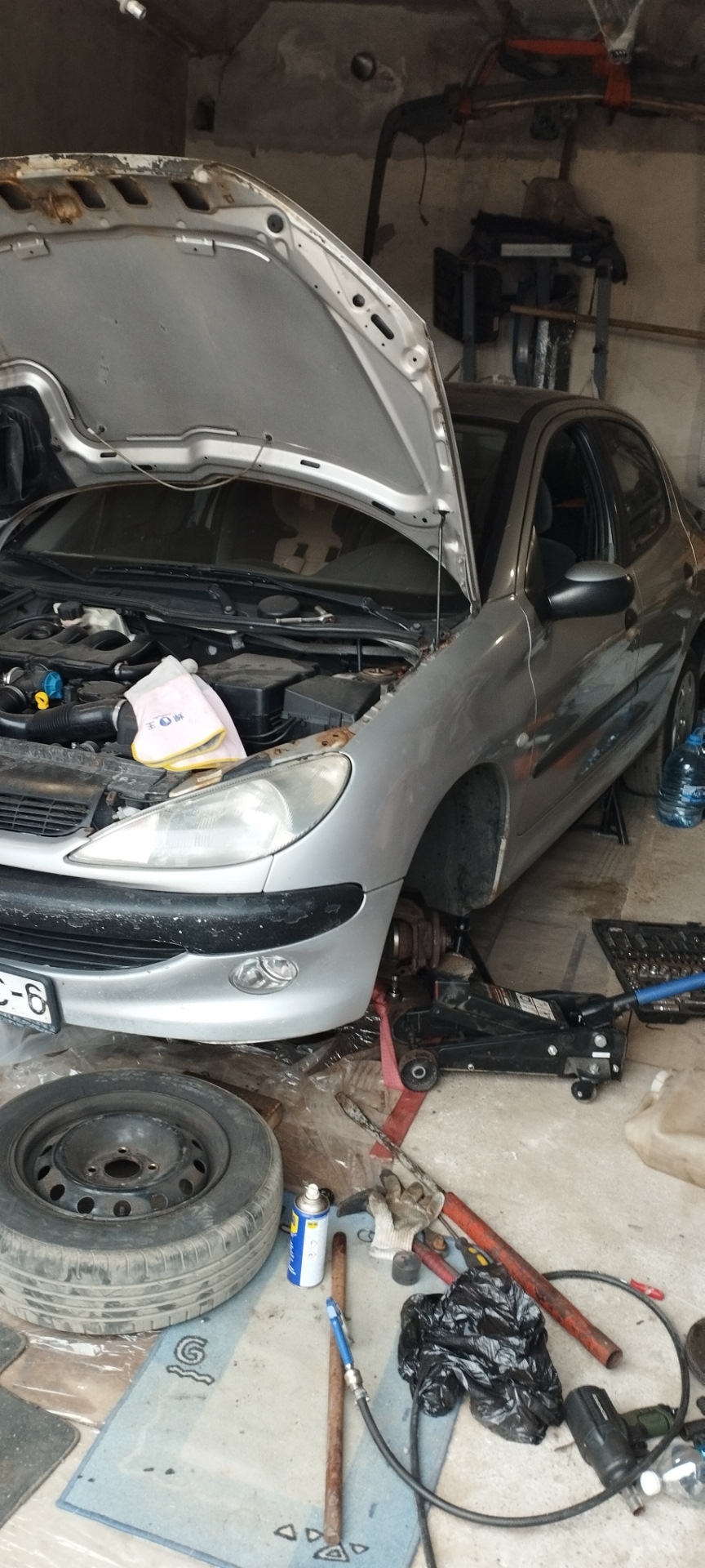 Подшипник продолжение) — Peugeot 206, 1,9 л, 2000 года | своими руками ...