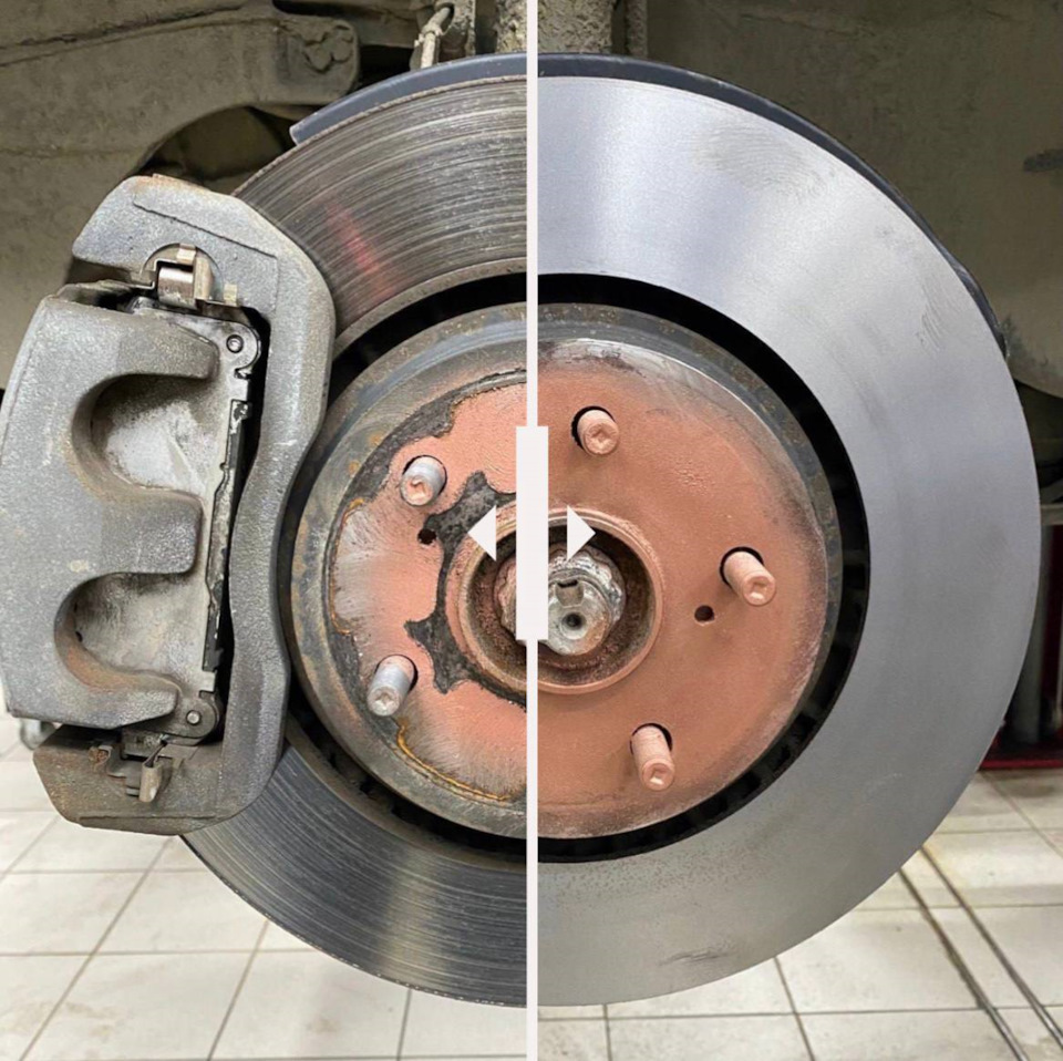 До и после проточки — Jaecoo J7