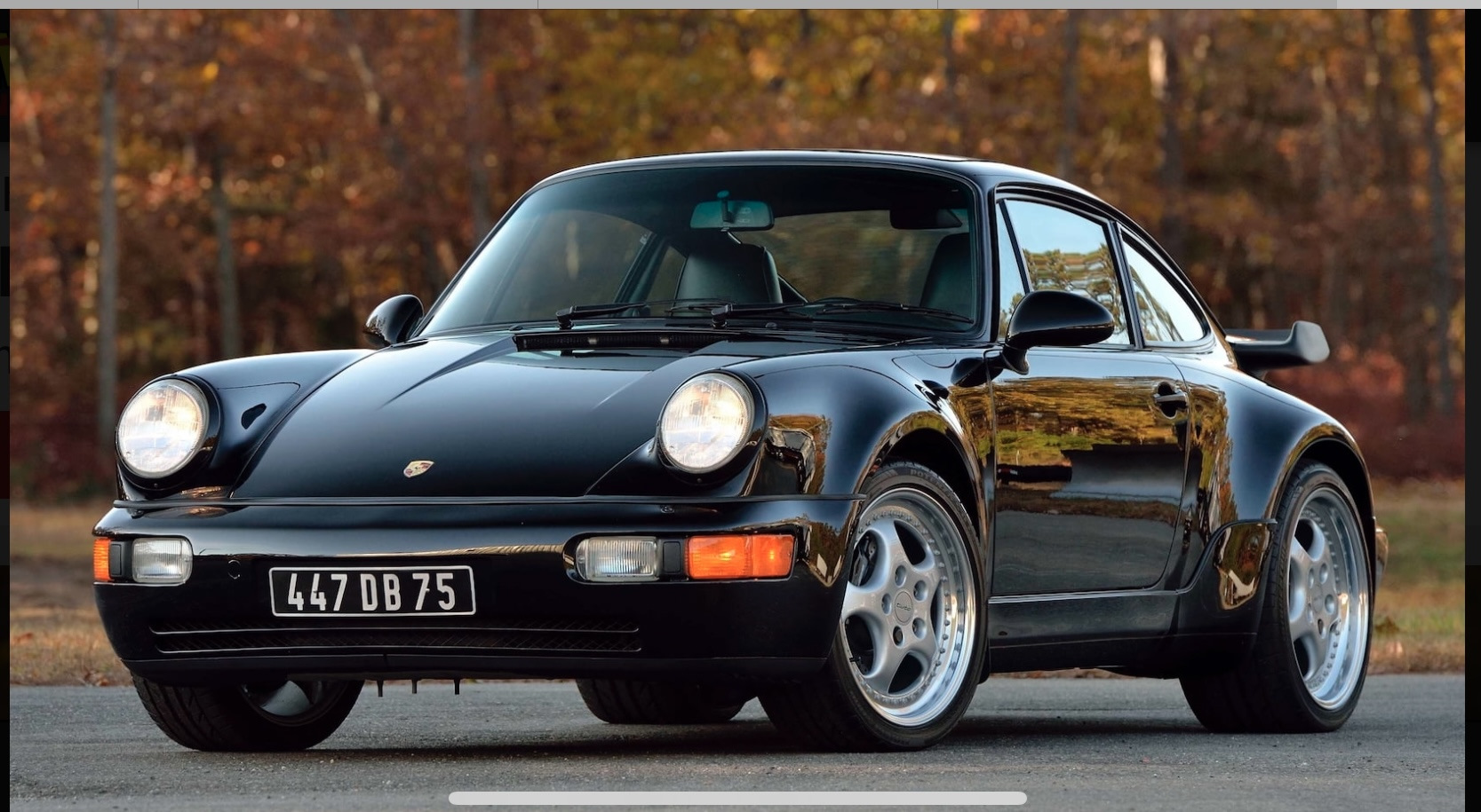 Porsche 964 с редкими цветами