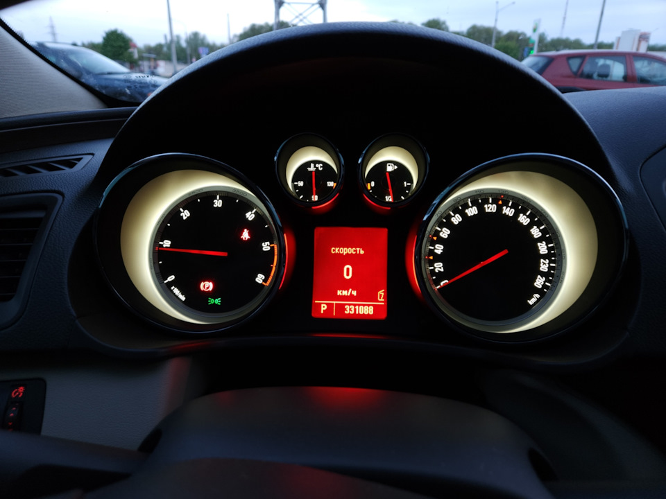 Замена светодиодов в панели приборов — Opel Insignia (1G), 2 л, 2010 ...