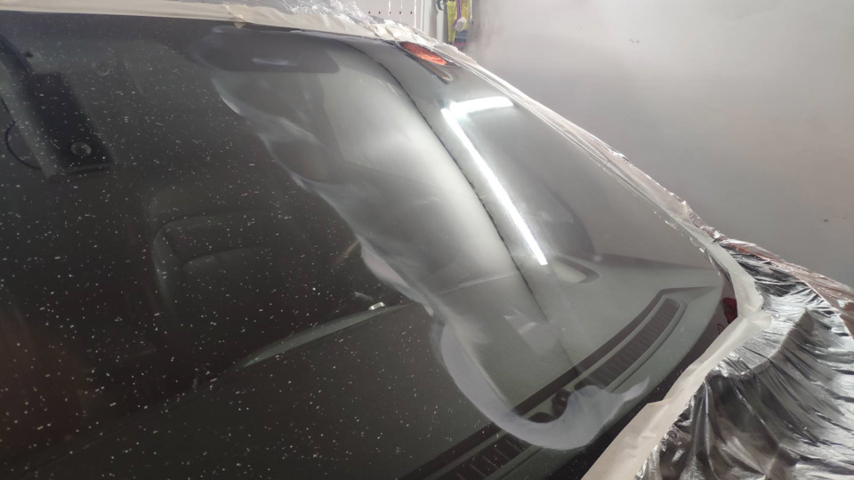 Полировка стёкол Оксидом Церия :-) — KIA Sportage (3G), 2 л, 2011 года ...