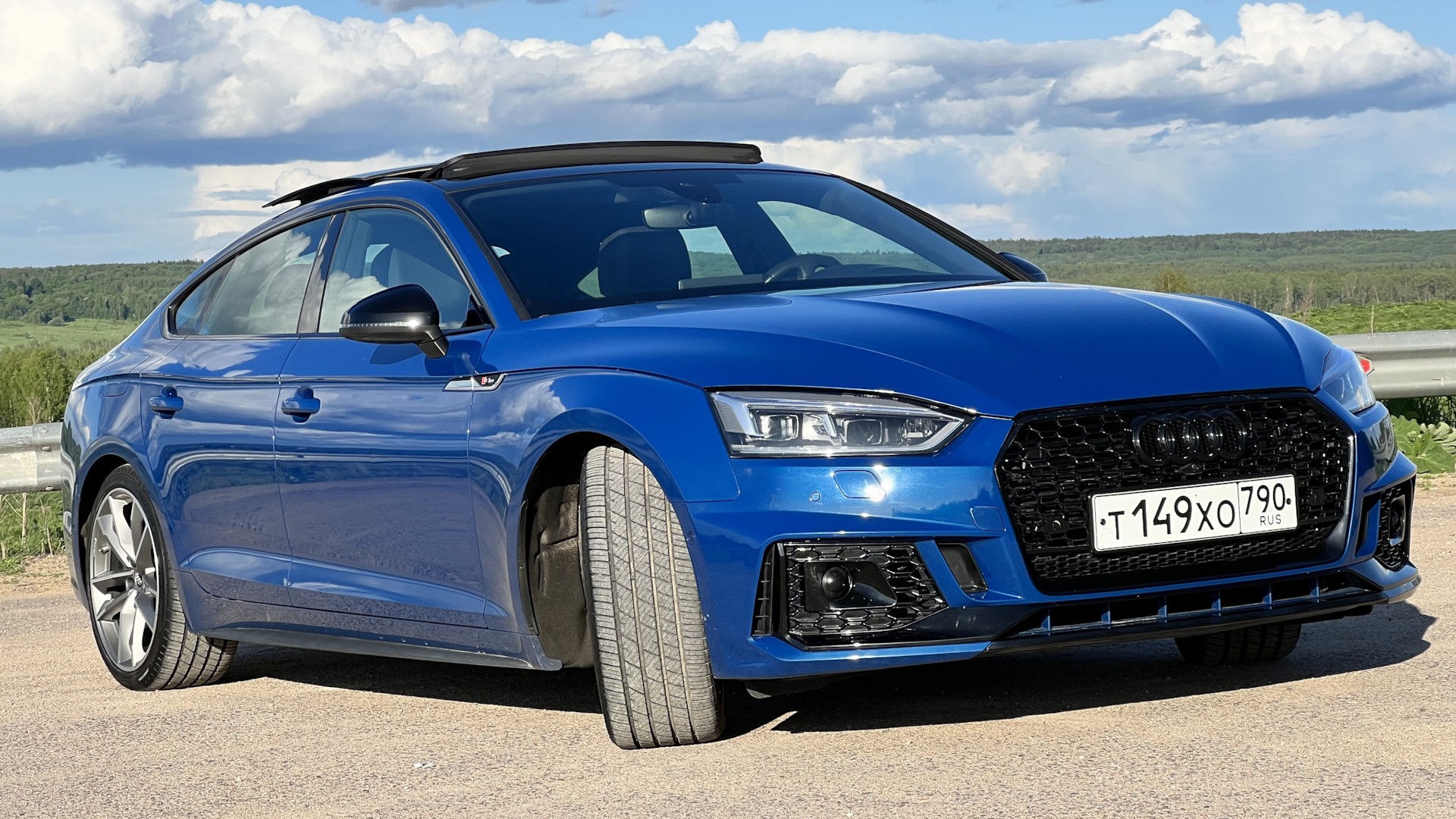 Audi A5 Sportback (2G) 2.0 бензиновый 2019 | ASCARI BLUE на DRIVE2