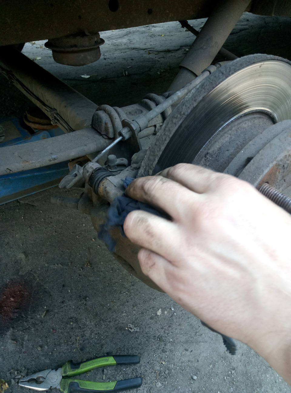 процесс замены — Ford Transit (7G)