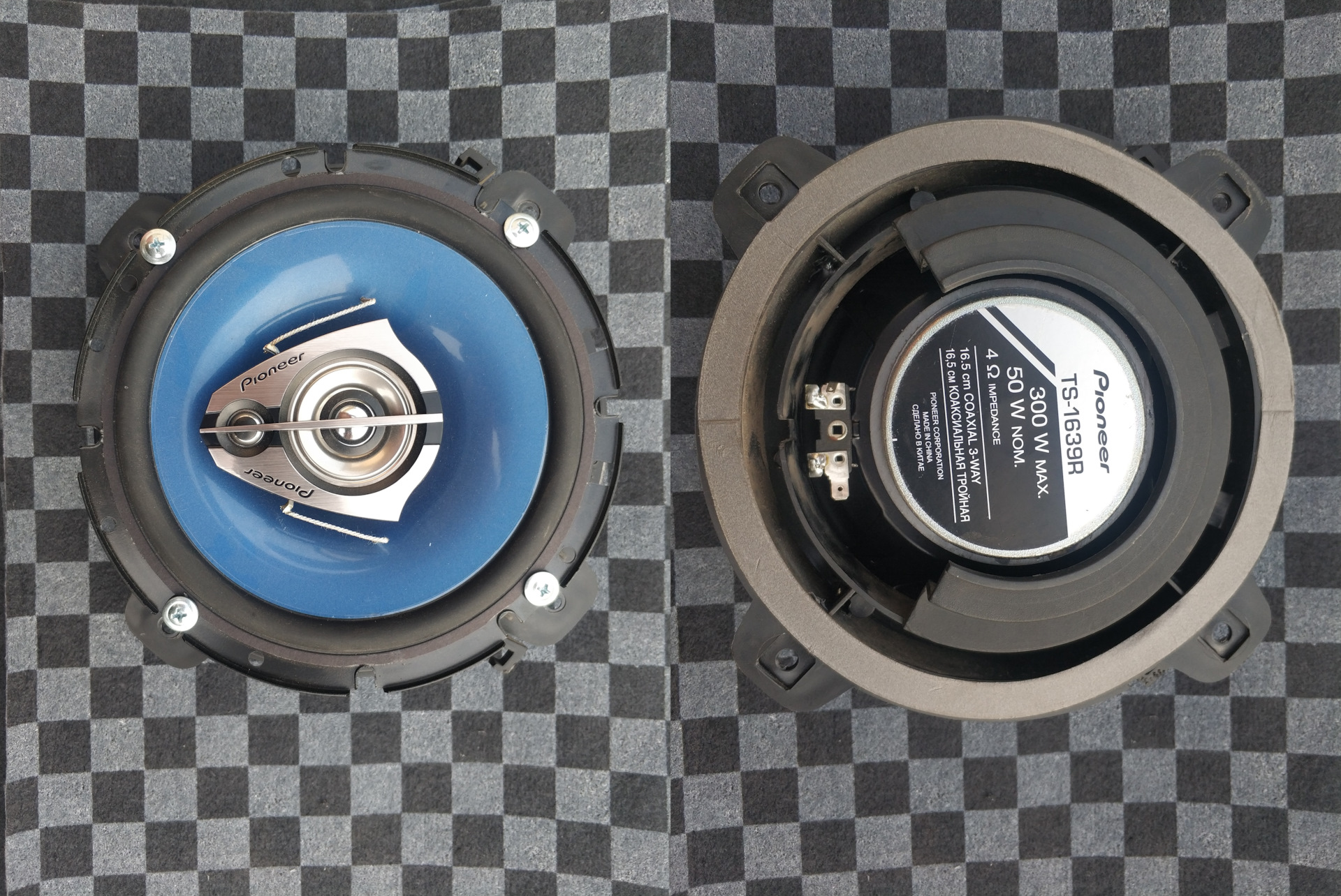 Замена штатной акустики на Pioneer TS-1639R — KIA Bongo (4G), 2,9 л ...