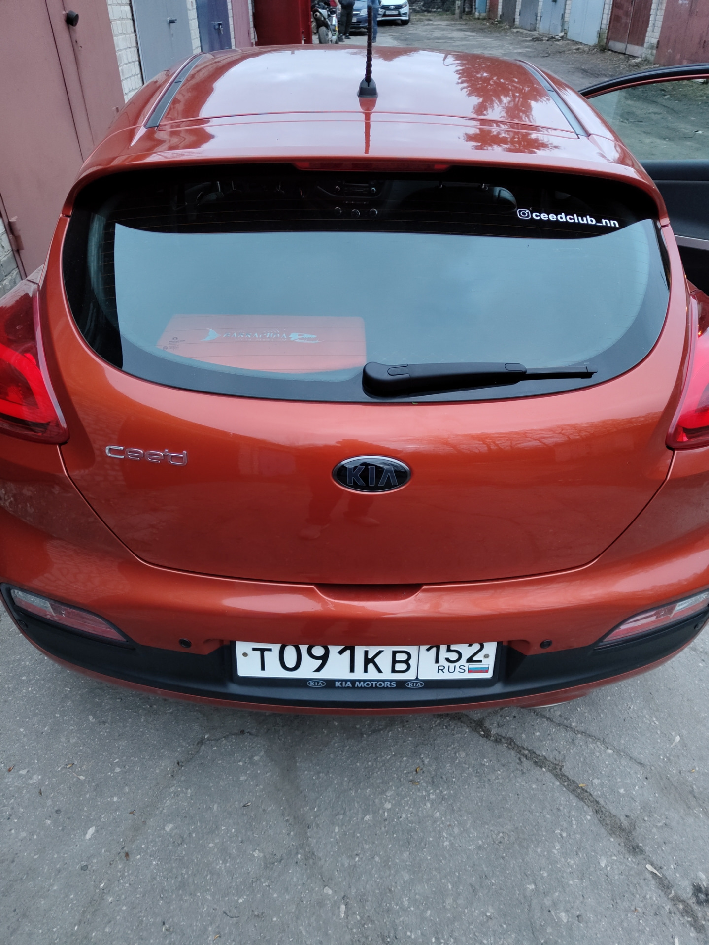 Эмблема Kia black edition — KIA Pro_Ceed (2G), 1,6 л, 2014 года ...
