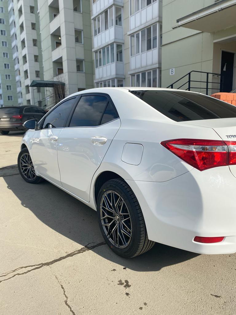 Диски — Toyota Corolla (160), 1,6 л, 2013 года | колёсные диски | DRIVE2