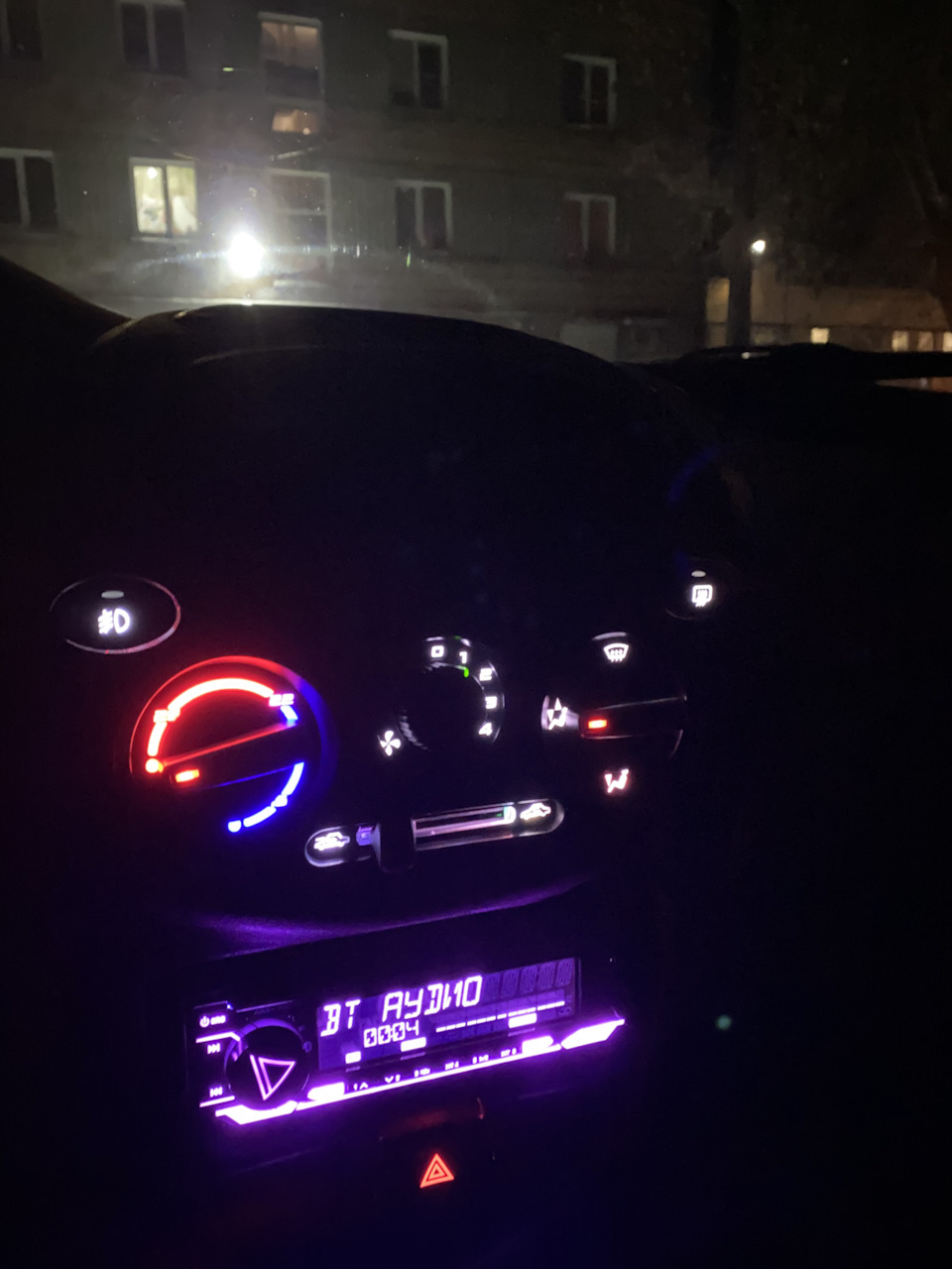 Пересвет #2 накладка на блок печки — Lada Калина универсал, 1,6 л, 2011 ...