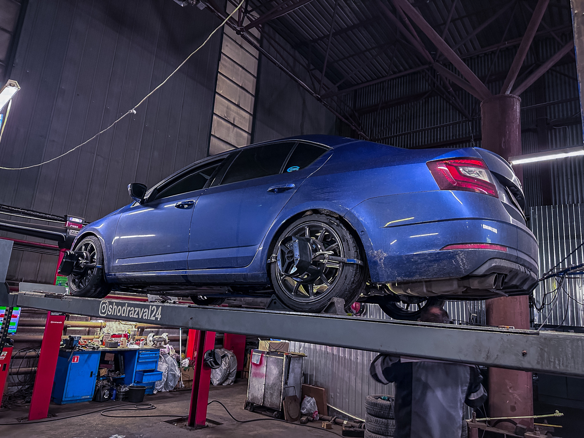 Сход-развал G07 RS — Skoda Octavia A7 Mk3, 1,8 л, 2019 года | визит на ...