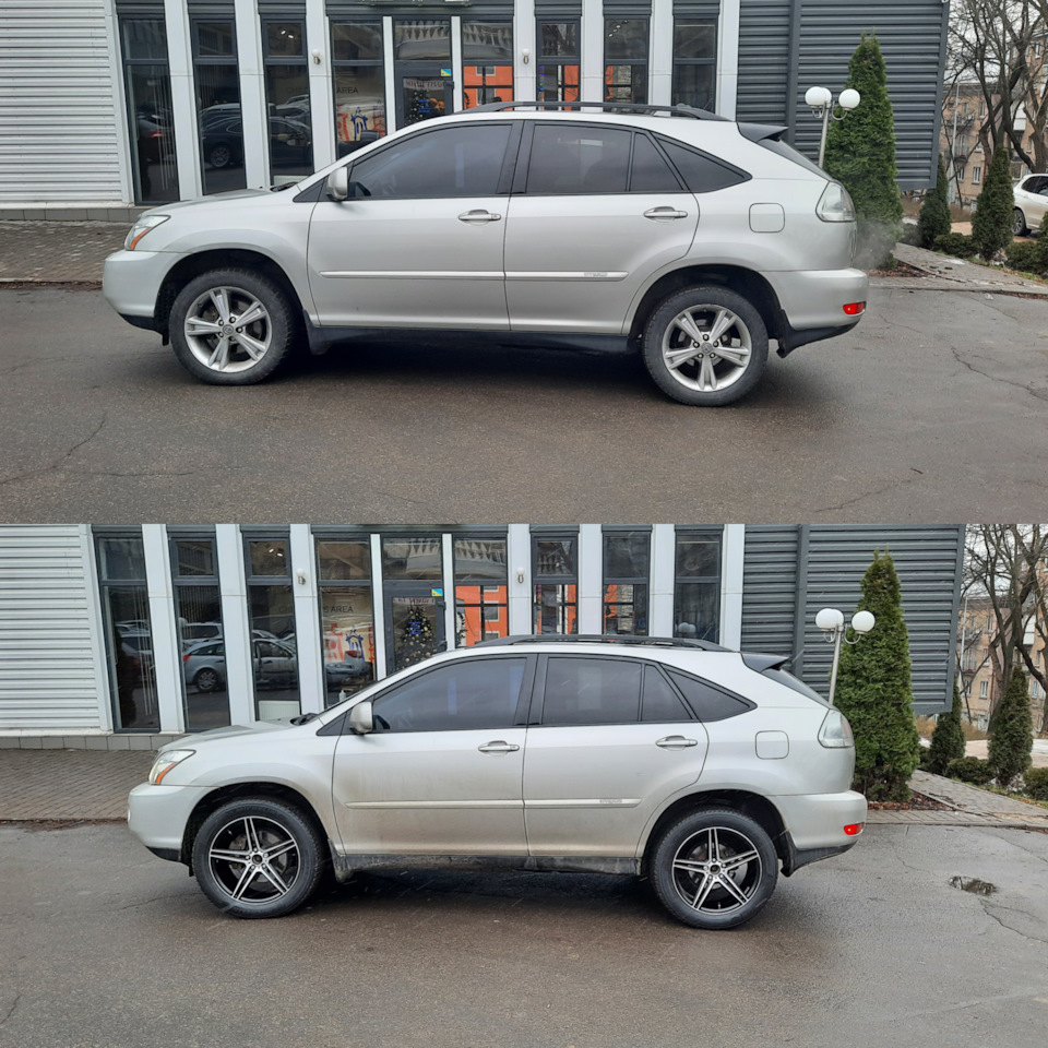 Новые диски или как поменять облик авто за 5 мин. — Lexus RX 400h (2G), 3,3  л, 2007 года | колёсные диски | DRIVE2