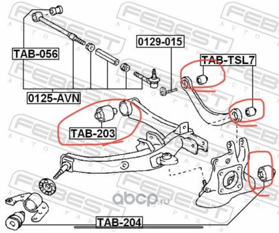 Ремонт задней подвески — Toyota Avensis II, 2 л, 2004 года | своими ...