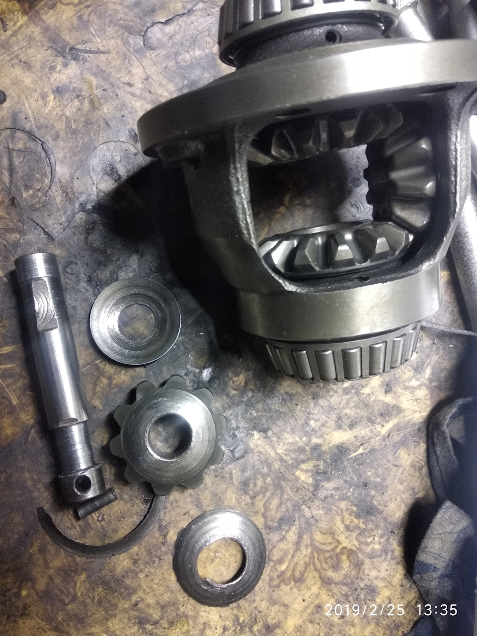 Палец дифференциала — Chery Tiggo 1, 2,4 л, 2008 года | своими руками ...