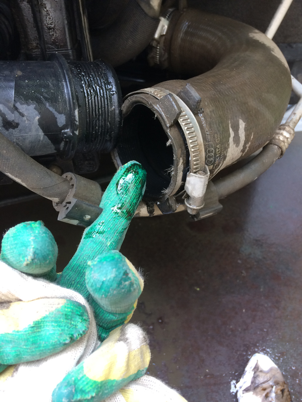 Масло в патрубках интеркуллера CDNC — Сообщество «DRIVE2 Audi Club» на ...