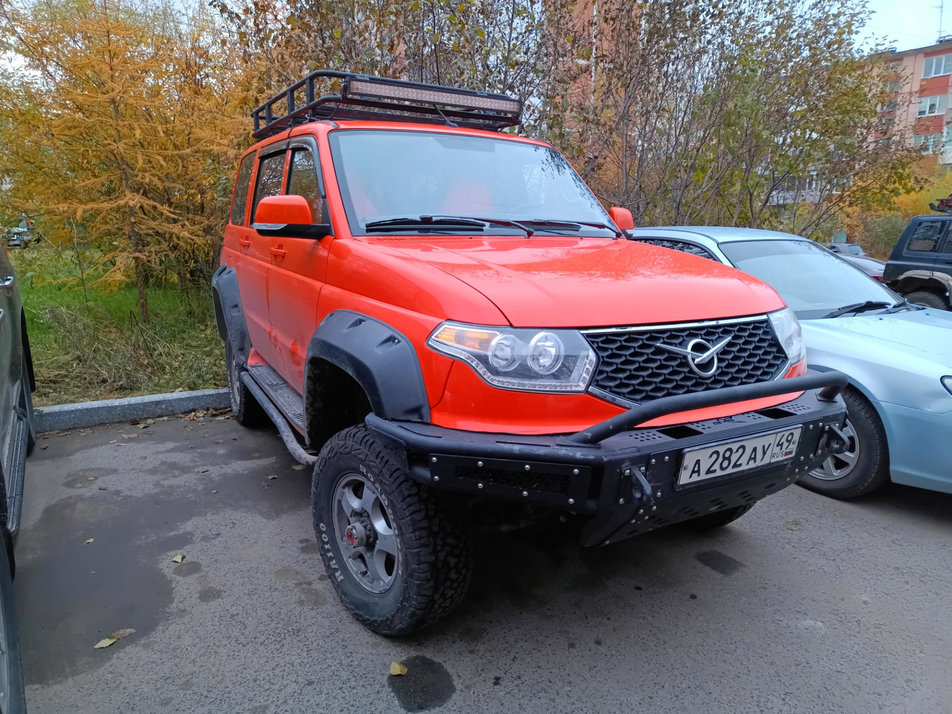 Зима и большие колеса — УАЗ Patriot, 2,7 л, 2019 года | шины | DRIVE2