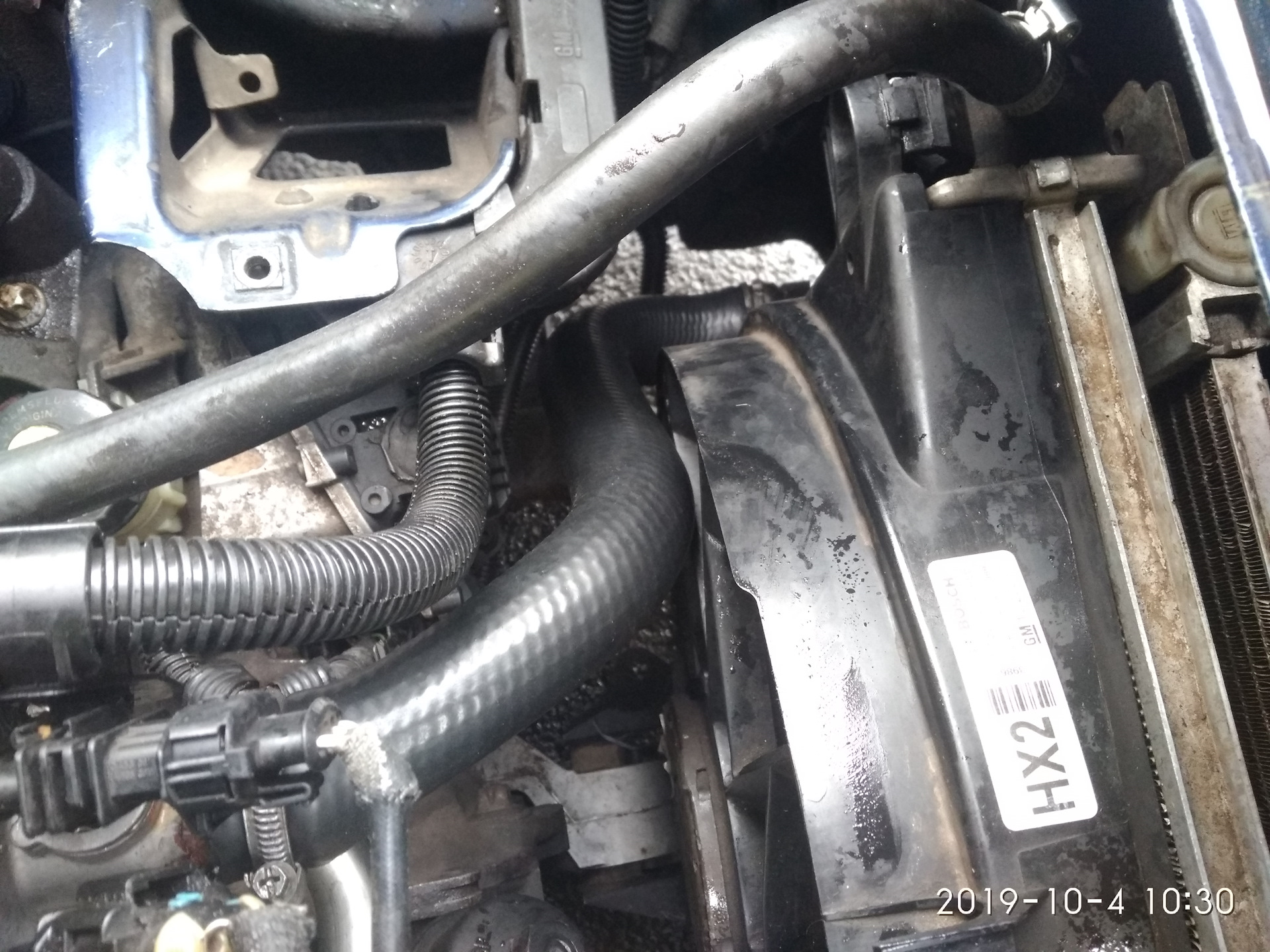 Бюджетный ремонт системы охлаждения Опель — Opel Zafira B, 1,9 л, 2006 ...