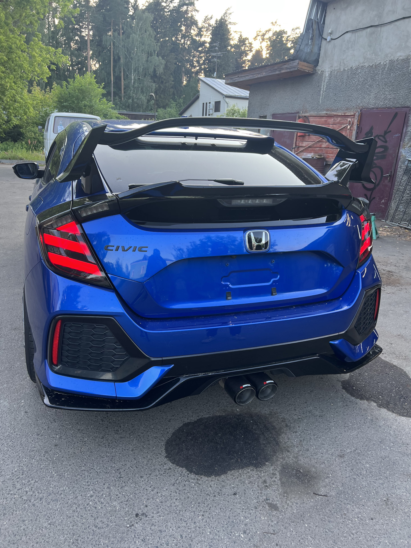 Exhaust custom. — Honda Civic 5D (10G), 1,5 л, 2019 года | тюнинг | DRIVE2