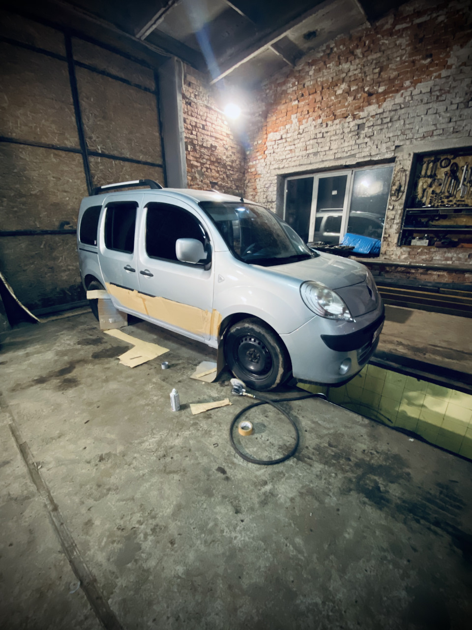 Пороги — Renault Kangoo (2G), 1,5 л, 2009 года | своими руками | DRIVE2