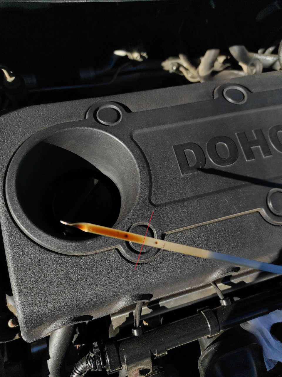 Уровень после поездки. — KIA Cerato (2G)