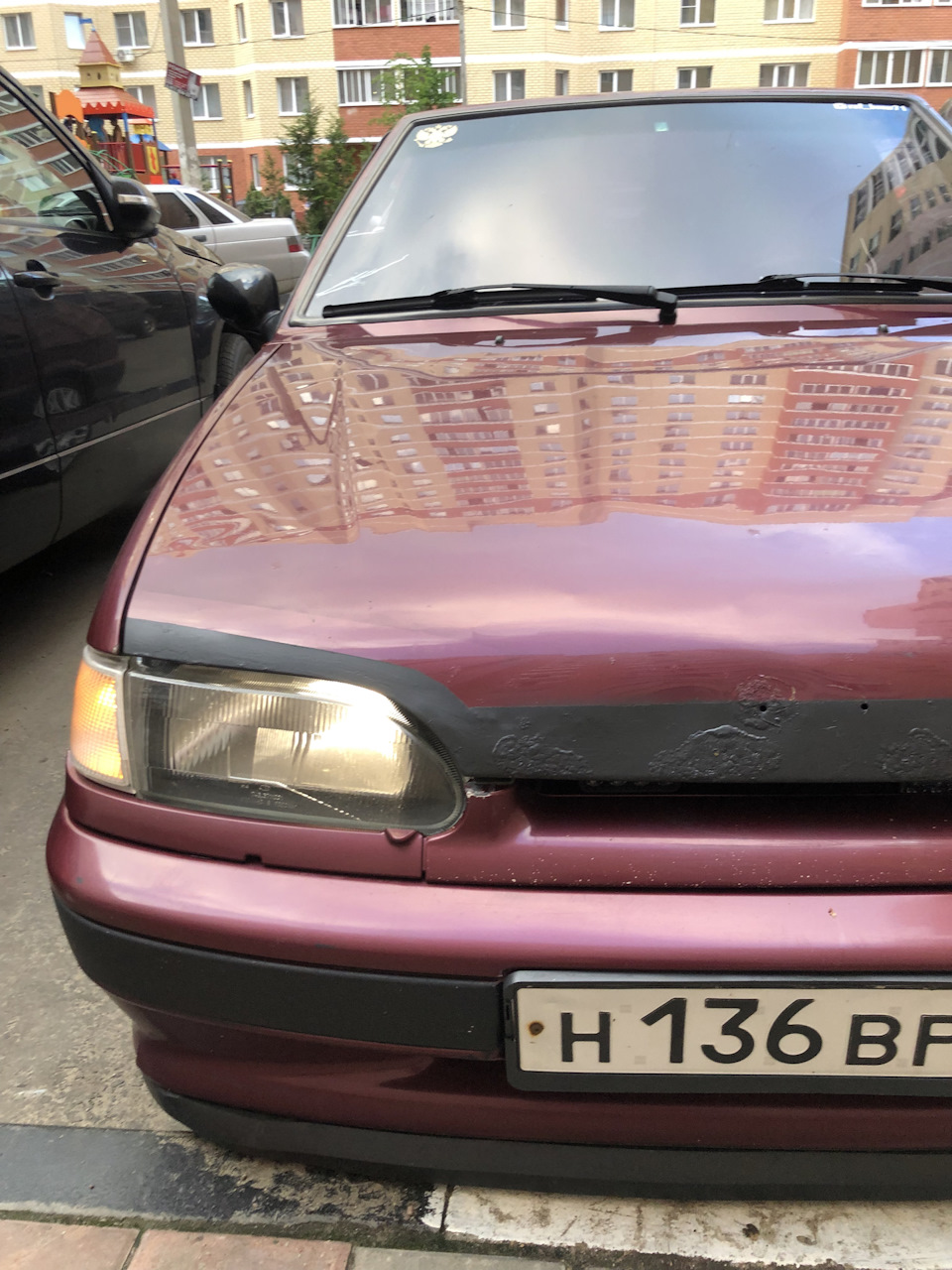 Резиновая губа😇 — Lada 2114, 1,5 л, 2004 года | просто так | DRIVE2