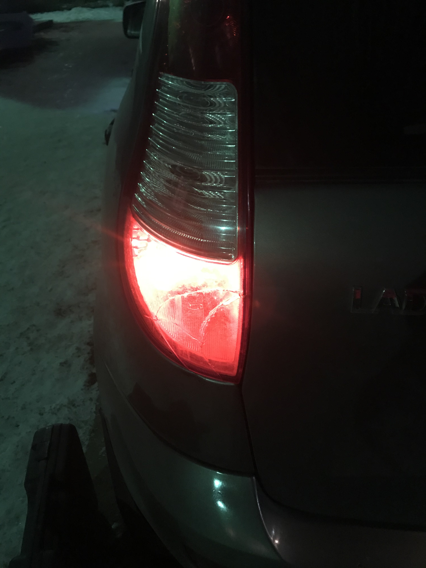 Поменял задние фонари — Lada Калина Хэтчбек (1G), 1,4 л, 2009 года ...