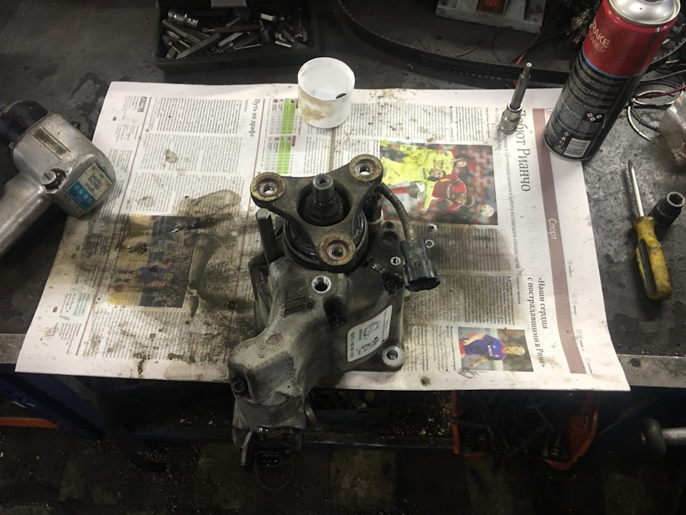 Хендай Санта Фе 3 дизель/Акпп замена раздатки и профилактика муфты ...