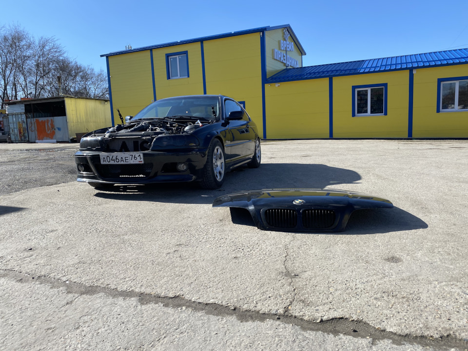 Продал старый капот BMW e46 v8 3uz Бмв е46 в8 3узет Toyota — BMW 3 ...