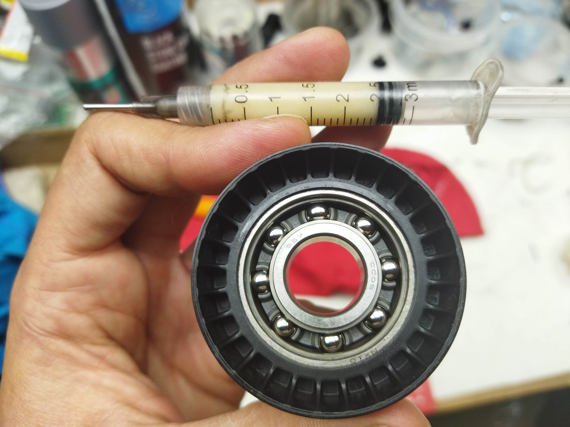 Проверил ГРМ на пробеге 60 тыс. км. — Часть 4. Пересмазал ролики ...