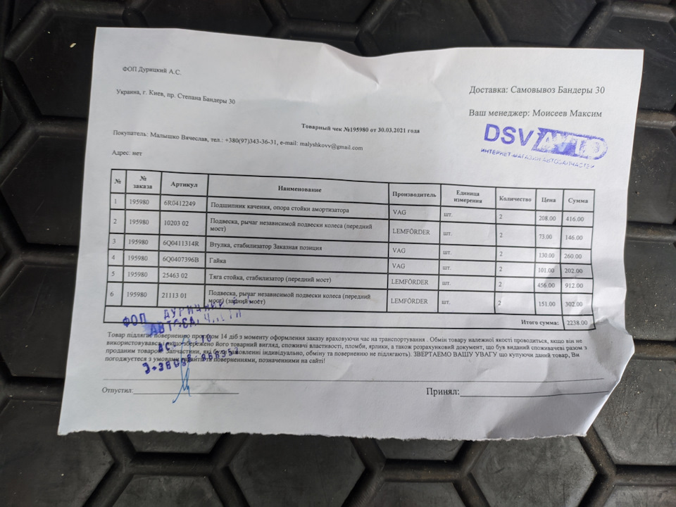 6R0412249 Шарикоподшипник VAG | Запчасти на DRIVE2
