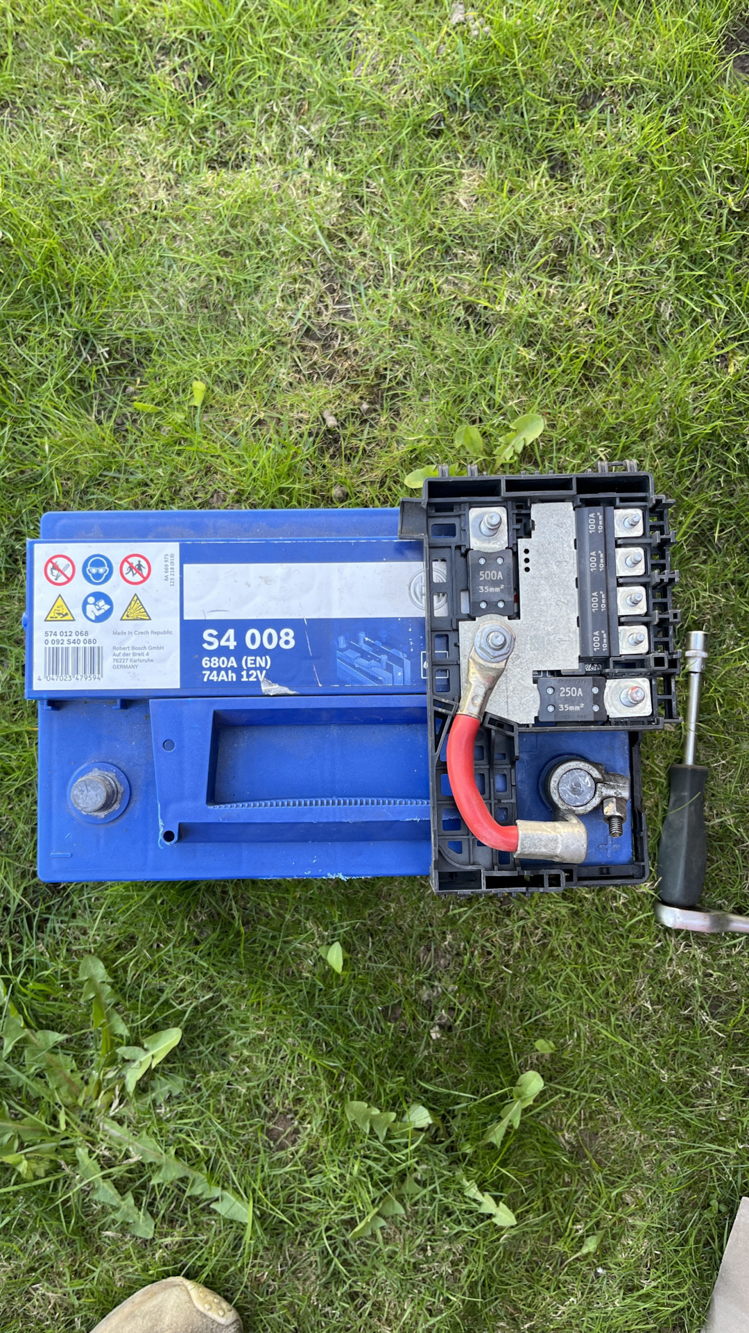 #15 Клемма аккумулятора — Alfa Romeo GTV (916), 2 л., 1998 года ...