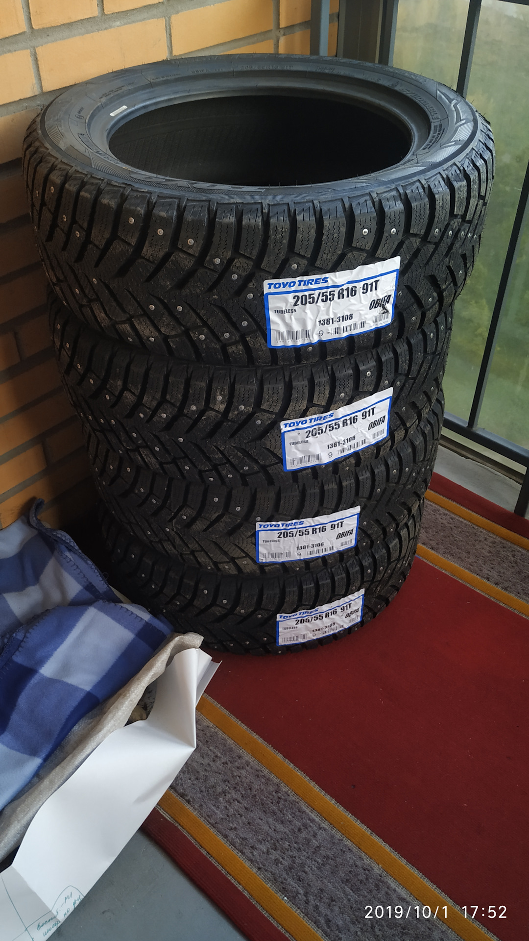 Прикупил зимнюю резину 205/55 R16 91T TOYO ICE-FREEZER — Volvo V50, 2,4 ...