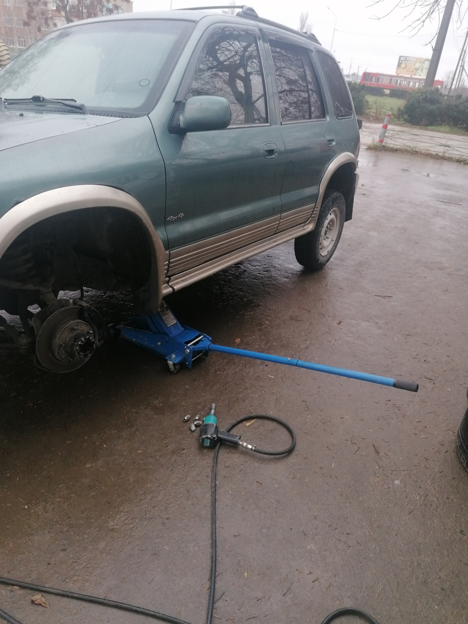 Замена дисков. — KIA Sportage (1G), 2 л, 2000 года | колёсные диски ...