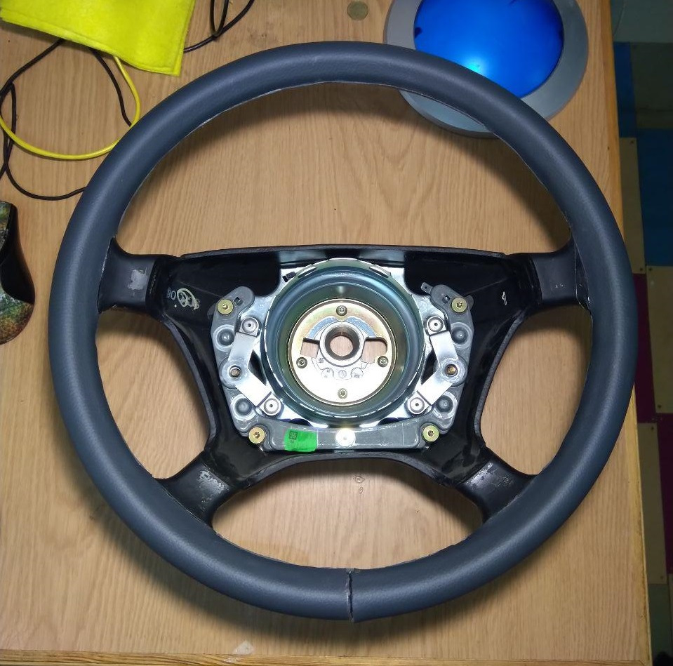 Перетяжка руля mercedes 124 в каучук — DRIVE2