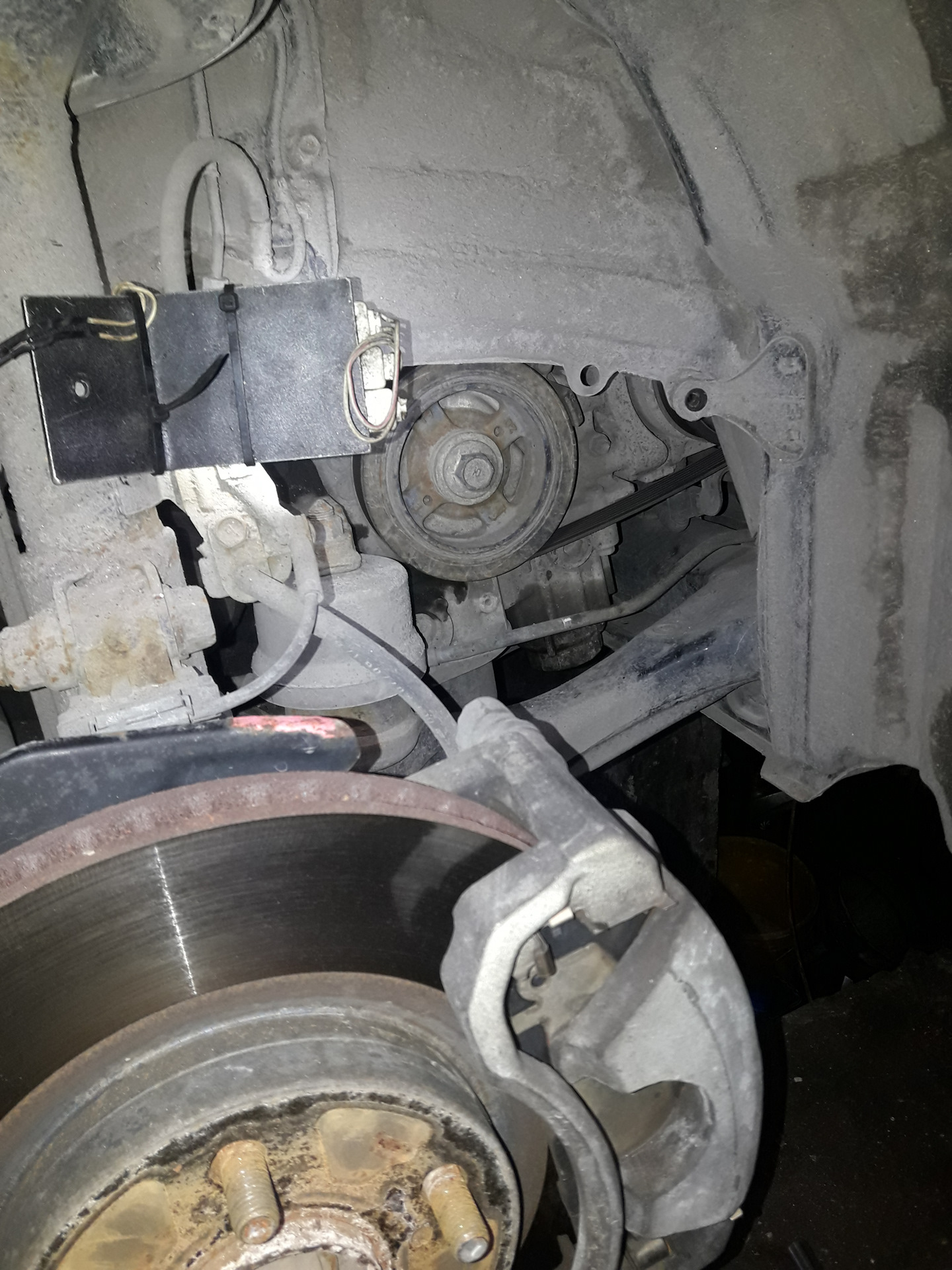 Обводной ремень и его замена — Toyota Camry (XV40), 3,5 л, 2006 года ...