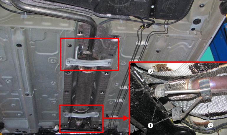 выхлопная система лада веста 1 6 схема