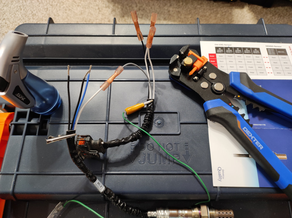 замена 2го лямбда-зонда (кислородного датчика) Denso DOX-0119 на ...