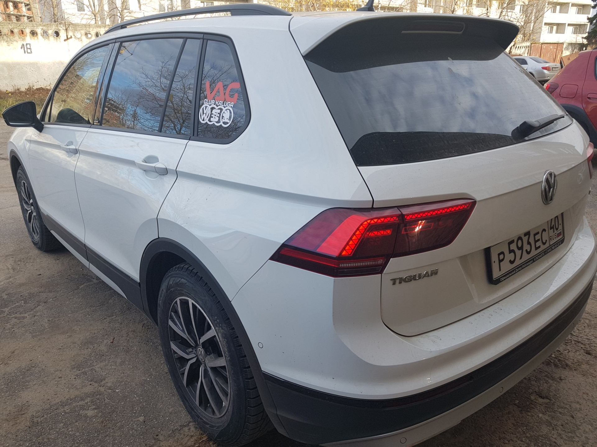 Липучка на зиму — Volkswagen Tiguan (2G), 1,4 л, 2020 года | шины | DRIVE2