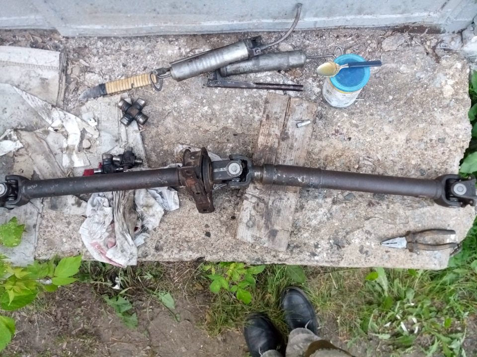 Замена заднего кардана . - УАЗ 452, 2,5 л, 1980 года своими руками DRIVE2